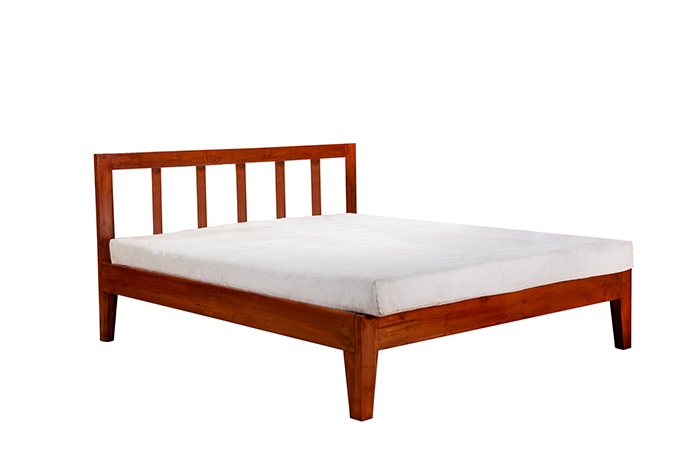 TR Teak Itziar Queen Bed Non-Storage